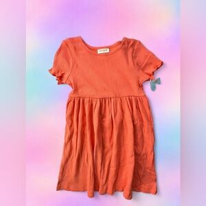 Cat & Jack Coral Casual Kids Dress